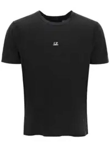 logo print short sleeve t-shirt black - CP COMPANY - BALAAN 1