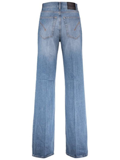 Dondup Amber Wide Leg Jeans In Fixed Denim - DONDUP - BALAAN 2