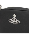 ORB logo Anna cross bag black - VIVIENNE WESTWOOD - BALAAN 8