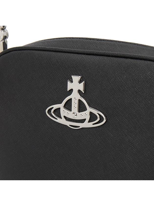 ORB logo Anna cross bag black - VIVIENNE WESTWOOD - BALAAN 8