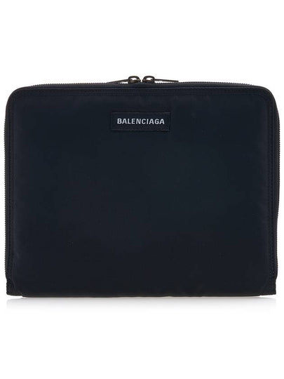 Men's Logo Patch Ipad Case Black - BALENCIAGA - BALAAN 2