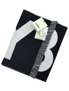 Big Logo Scarf Black - BURBERRY - BALAAN 4