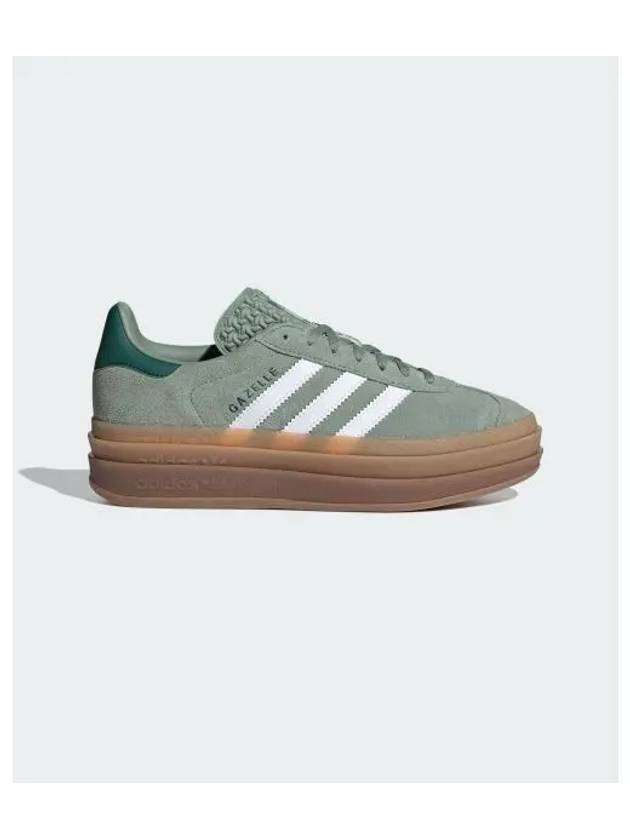 Gazelle Bold Low Top Sneakers Silver Green - ADIDAS - BALAAN 2