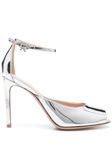 Gianvito Rossi Thel Sandal Metal Shoes - GIANVITO ROSSI - BALAAN 1