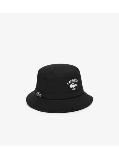 golf bucket hat black - LACOSTE - BALAAN 2