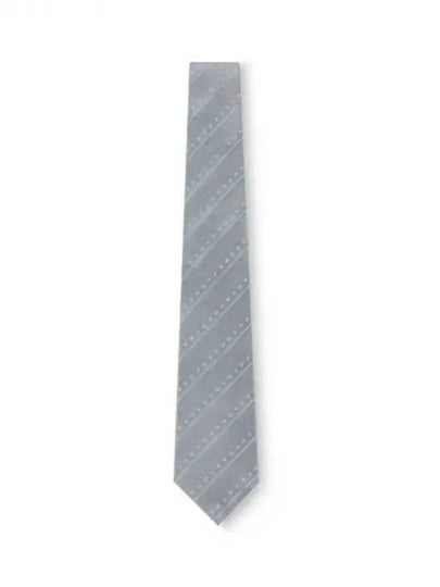 Monogram Stripes Tie Light Grey - LOUIS VUITTON - BALAAN 2