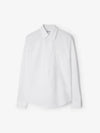 EKD Embroidered Cotton Long Sleeve Shirt White - BURBERRY - BALAAN 2