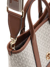 Luisa Small Signature Logo Satchel Tote Bag Vanilla - MICHAEL KORS - BALAAN 9