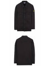 Old Treatment Over Long Sleeve Shirt Black - STONE ISLAND - BALAAN 5