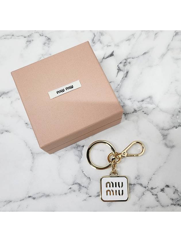 Keyring 5PS0662F4A F0009 Bianco - MIU MIU - BALAAN 3