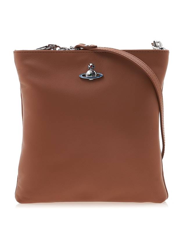 Square Logo Cross Bag Brown - VIVIENNE WESTWOOD - BALAAN 2