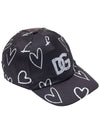 DG Logo Print Ball Cap Black - DOLCE&GABBANA - BALAAN 5