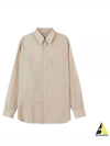 Regular Collar Long Sleeve Shirt Nude - LEMAIRE - BALAAN 2