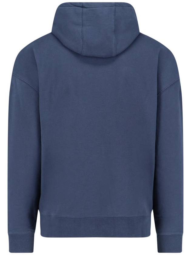 Handwriting Oversized Hoodie Navy - MAISON KITSUNE - BALAAN 3