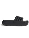 Adilette Platform Slide Slippers Black - ADIDAS - BALAAN 2