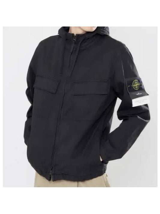 Men s Supima Hooded Jacket 42610 V0029 - STONE ISLAND - BALAAN 1