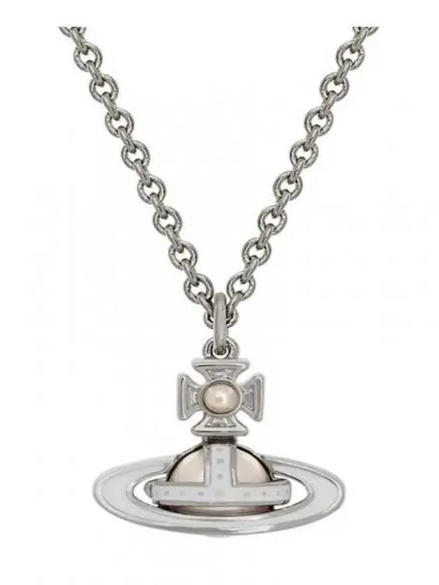 Simonetta Bas Relief Pendant Necklace Silver - VIVIENNE WESTWOOD - BALAAN 2