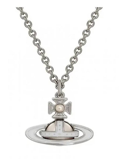 Simonetta Bas Relief Pendant Necklace Silver - VIVIENNE WESTWOOD - BALAAN 2