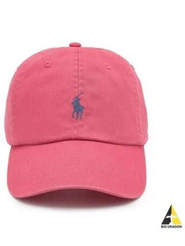 Cotton Chino Ball Cap Berry - POLO RALPH LAUREN - BALAAN 1