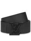 LV Aerogram 35MM Leather Belt Black - LOUIS VUITTON - BALAAN 3