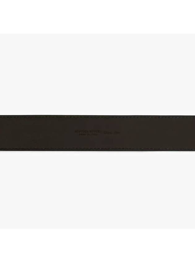 Intrecciato Leather Belt Brown - BOTTEGA VENETA - BALAAN 4