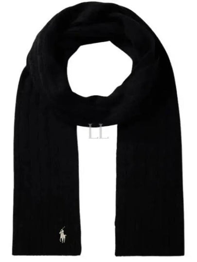 Muffler Scarf 455956296 001 Nero - POLO RALPH LAUREN - BALAAN 2