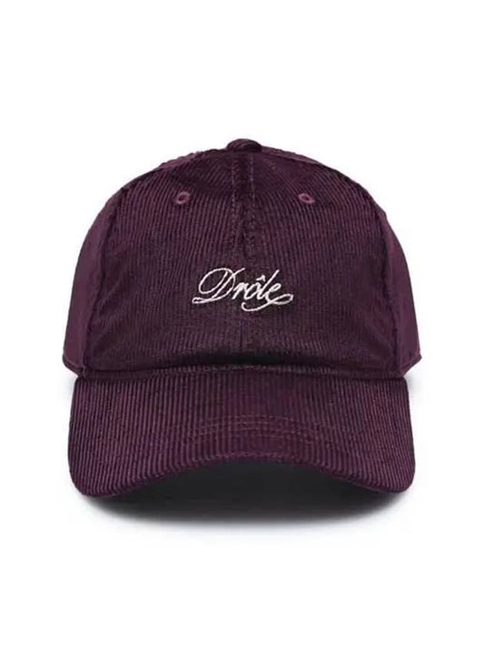 Drold Monsieur Unisex La Casquette Ball Cap Wine CP134 CO076 WN - DROLE DE MONSIEUR - BALAAN 1