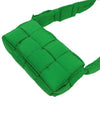 Padding Tech Medium Cassette Cross Bag Green - BOTTEGA VENETA - BALAAN.