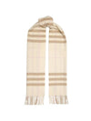 Classic Check Cashmere Scarf - BURBERRY - BALAAN.