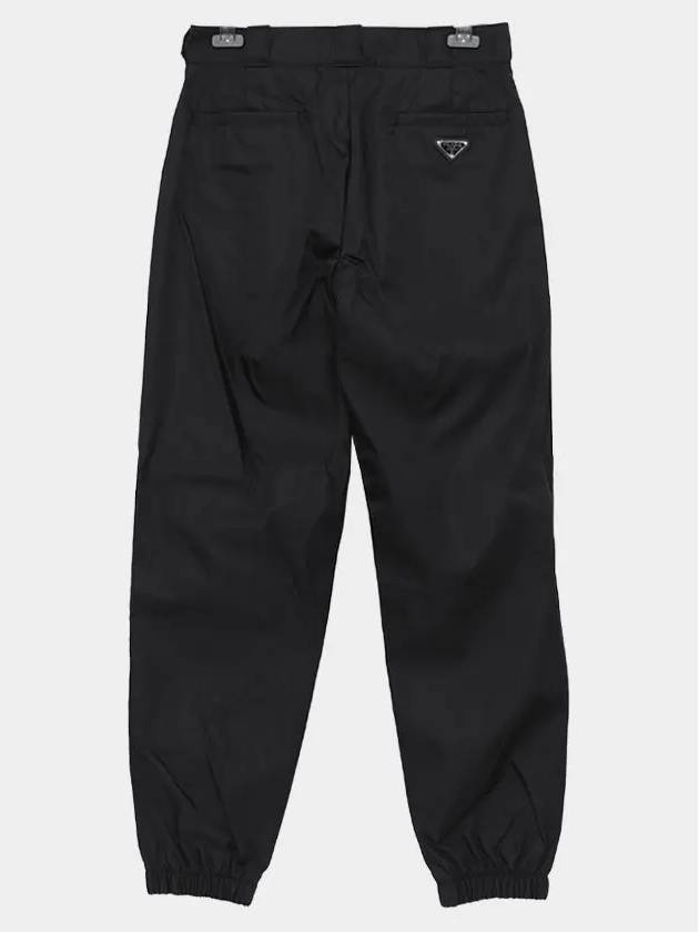 Triangle Logo Re-Nylon Jogger Track Pants Black - PRADA - BALAAN 4