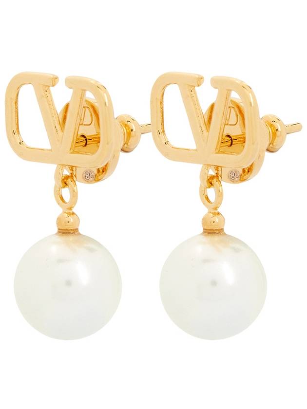 V Logo Signature Women s Earrings J0E36UXM 0O3 - VALENTINO - BALAAN 2