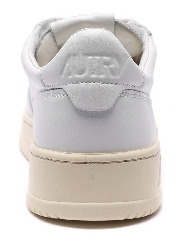 Medalist Leather Low Top Sneakers White - AUTRY - BALAAN 5