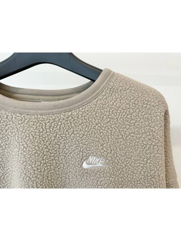 Fleece sweatshirt HF4717 247 camel beige MENS L Asian fit - NIKE - BALAAN 3