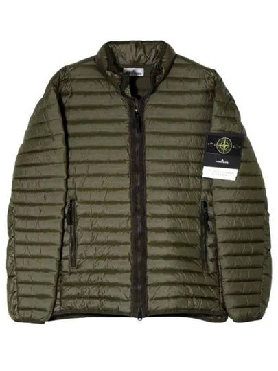 Men's Wappen Patch Padded Jacket Khaki - STONE ISLAND - BALAAN 2