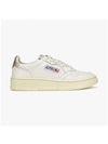 Medalist Goatskin Low Top Sneakers Gold White - AUTRY - BALAAN 3