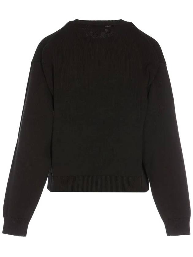 Boke Flower Cotton Sweatshirt Black - KENZO - BALAAN 3