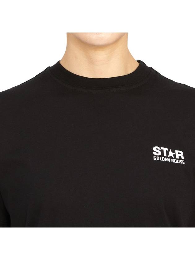 Back Big Star Short Sleeve T-Shirt Black - GOLDEN GOOSE - BALAAN 7