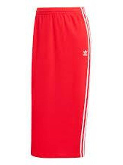 Adicolor Knit H Line Skirt Red - ADIDAS - BALAAN 2