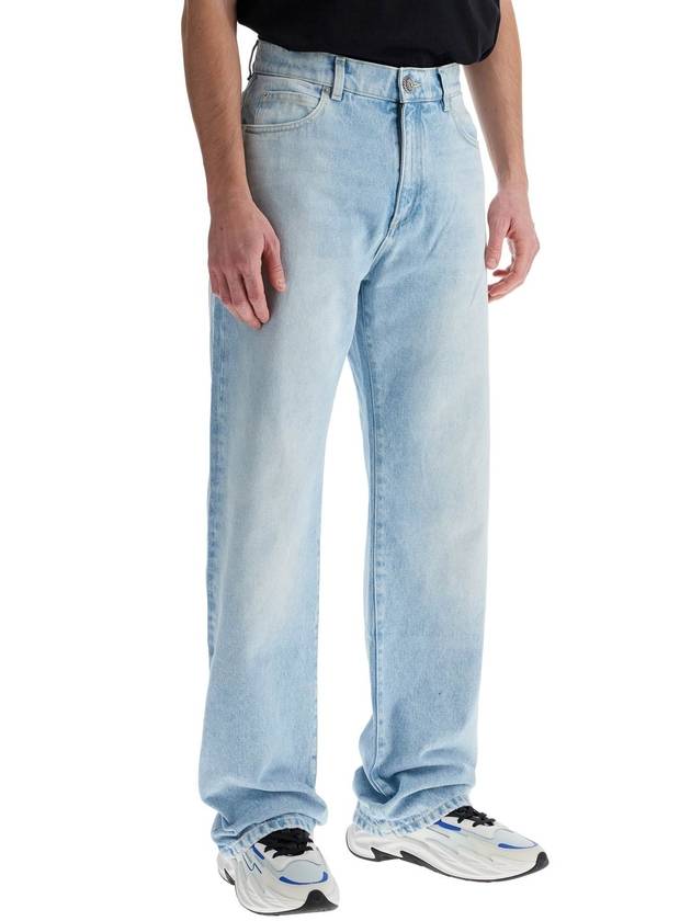 light wash loose fit jeans - BALMAIN - BALAAN 2