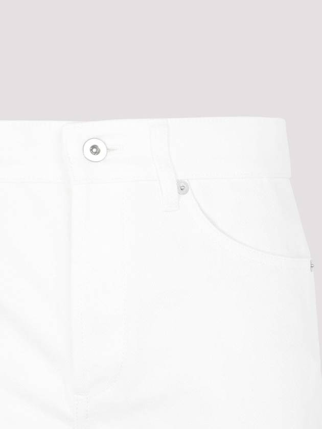 Women's Straight Jeans White - JIL SANDER - BALAAN 5