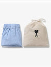 De Coeur Cotton Shorts Blue - AMI - BALAAN 5