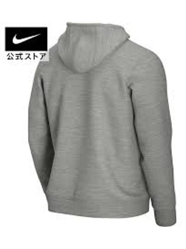 Park Swoosh Fleece Hoodie Grey - NIKE - BALAAN 6