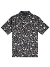 Men's Floral Short Sleeve Shirt Gray - PATAGONIA - BALAAN.