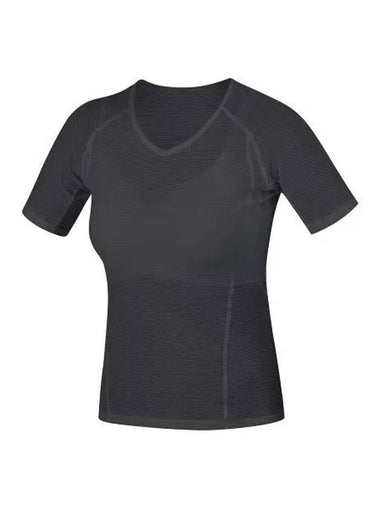 GOREWEAR M Base Layer Mesh T Shirt Women Black s Short Sleeve - GOGORR - BALAAN 1