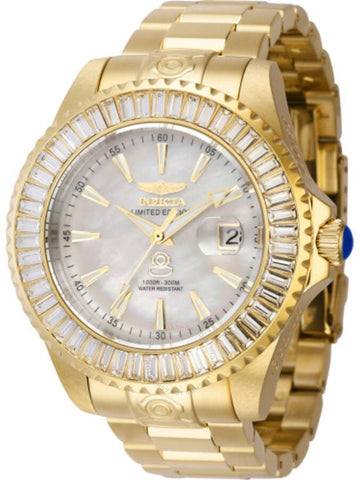 Invicta Cruiseline Exclusive at Sea Automatic Crystal White Dial Men's Watch 44338 - INVICTA - BALAAN 1