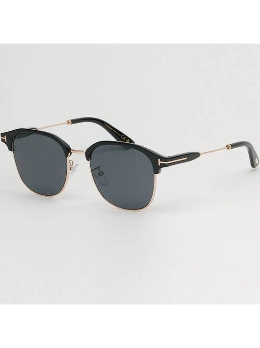 Asian Fit Gold Frame Sunglasses Black - TOM FORD - BALAAN 2