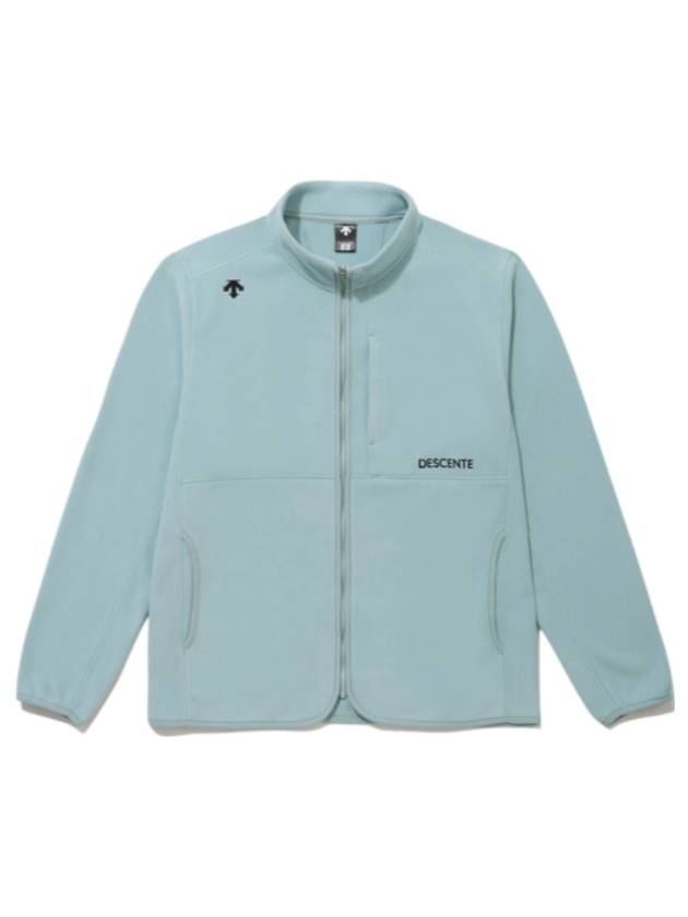 Micro Fleece Zip-Up Jacket Sky Blue - DESCENTE - BALAAN 1