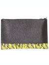 Banana Print Strap Clutch Bag Black - PRADA - BALAAN 3