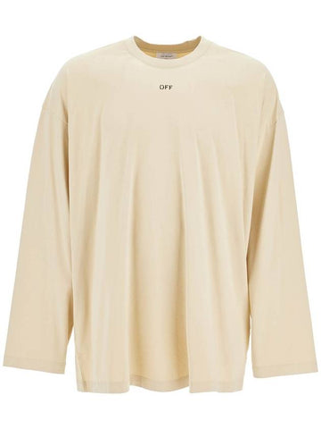 long sleeve oversized t-shirt for - OFF WHITE - BALAAN 1