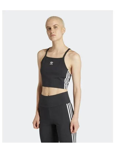 adidas 3S Crop Top Black IU2405 - ADIDAS - BALAAN 1